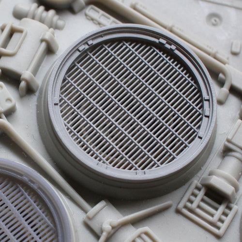Set of Exhaust Ports with Grilles and Fans for the Engine Deck for 29 inch long 1/48 Hasbro Hero Millennium Falcon