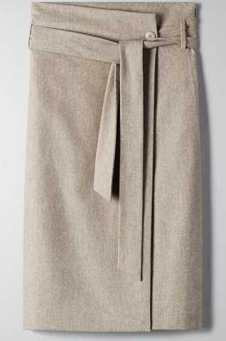 Aritzia Wool Pencil Skirt