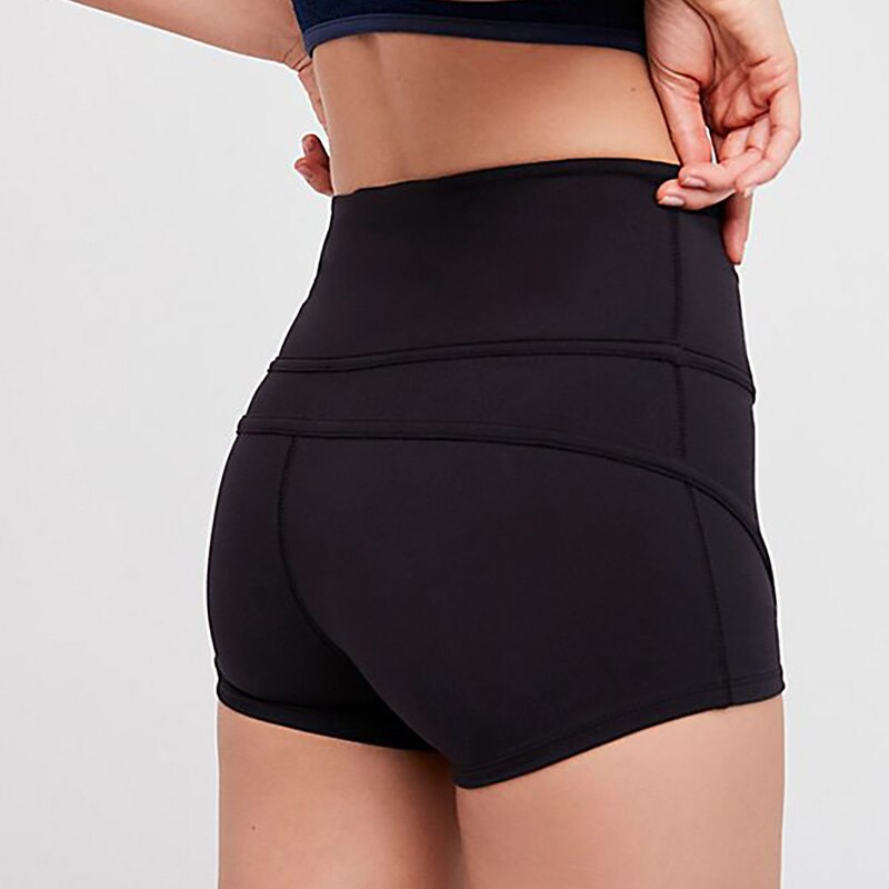 high waisted yoga shorts