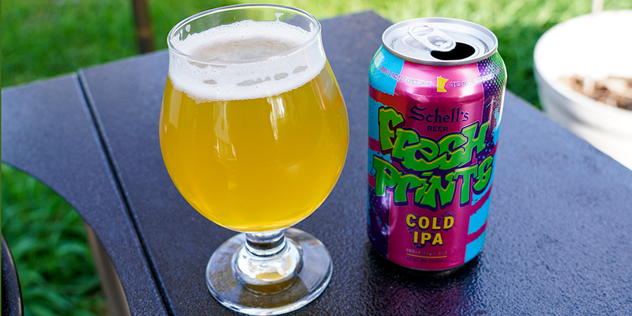 Fresh Prints Cold IPA from August Schell Brewing Company