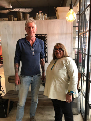 Anthony Bourdain in Kenya with Ninaa Shanghavi, Owner Nyama Mama,