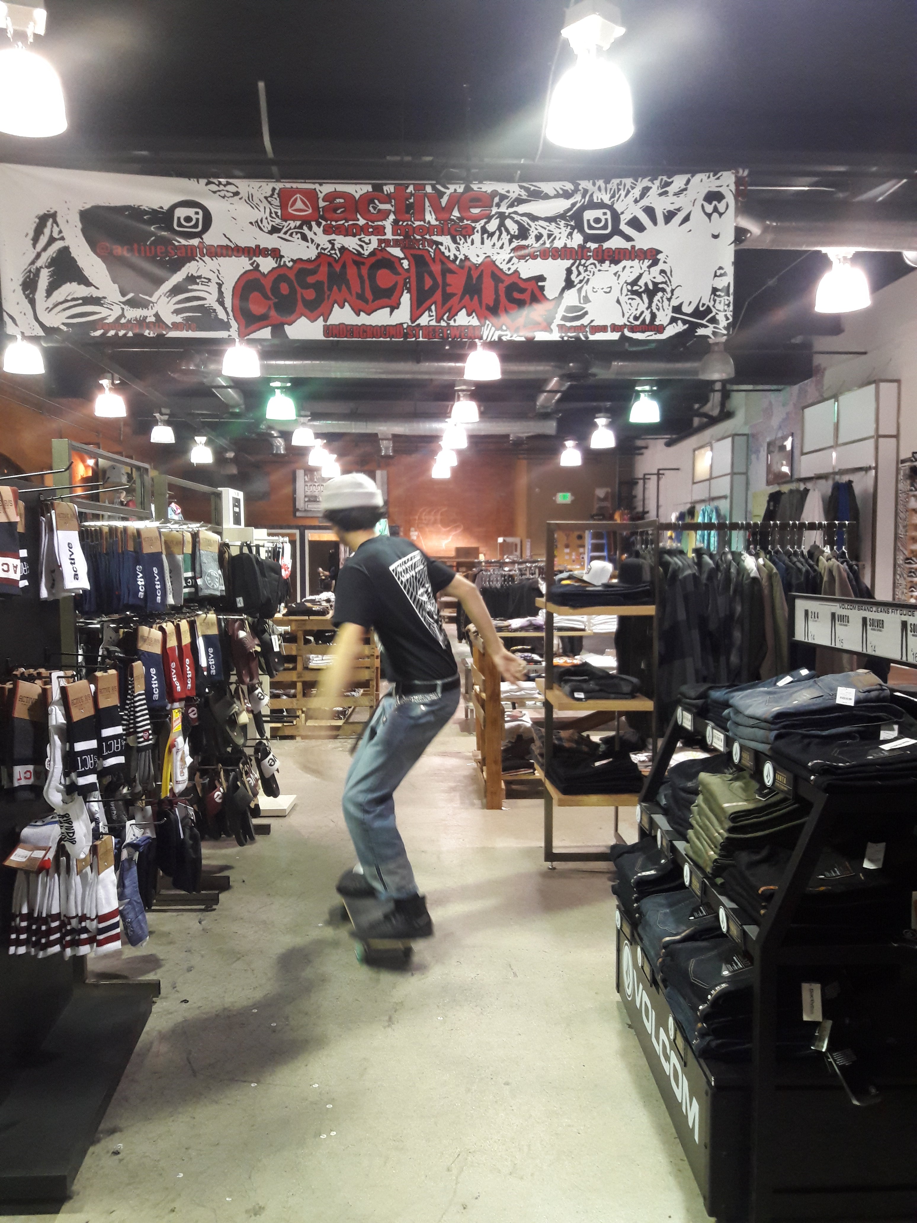 COSMIC DEMISE Active Ride Shop Party