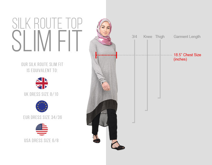 Modest Clothing Tops Slim Fit