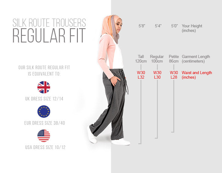 Modest Clothing Trousers Regular Fit