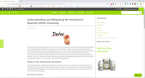Understanding and Mitigating the Herxheimer Reaction While Cleansing