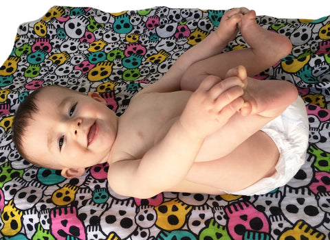 Swaddle blankets for tummy time - Teeny Rockers