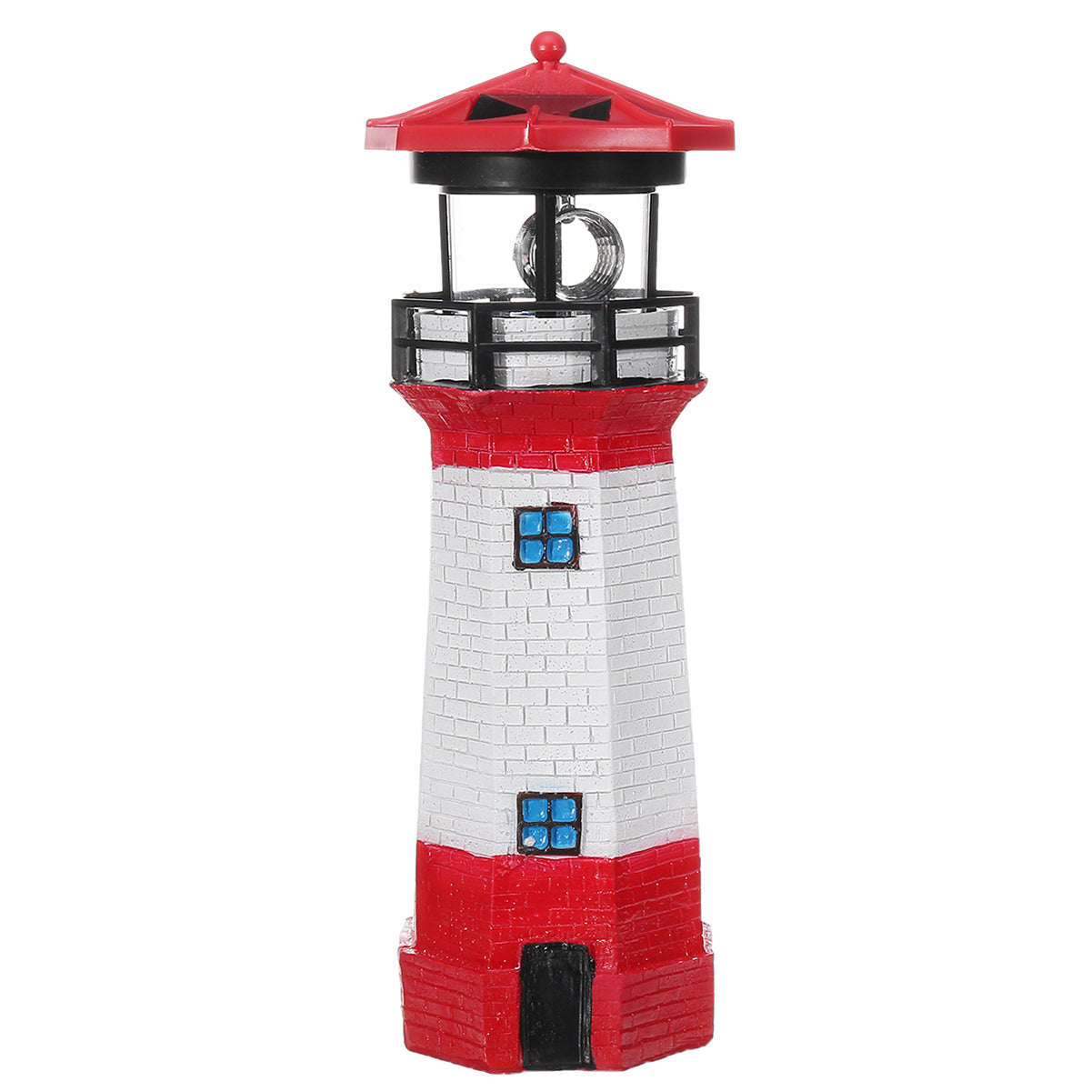 solar garden light house