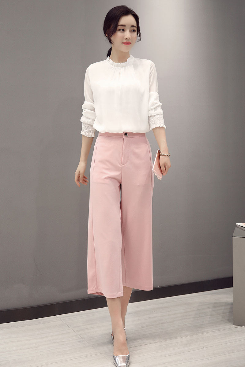 flared pants with top