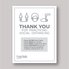 hairtalk® extensions salon social distancing PPE COVID-19