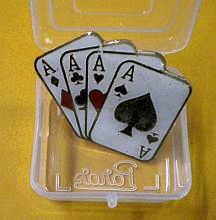 Lapel Pin 4 Aces