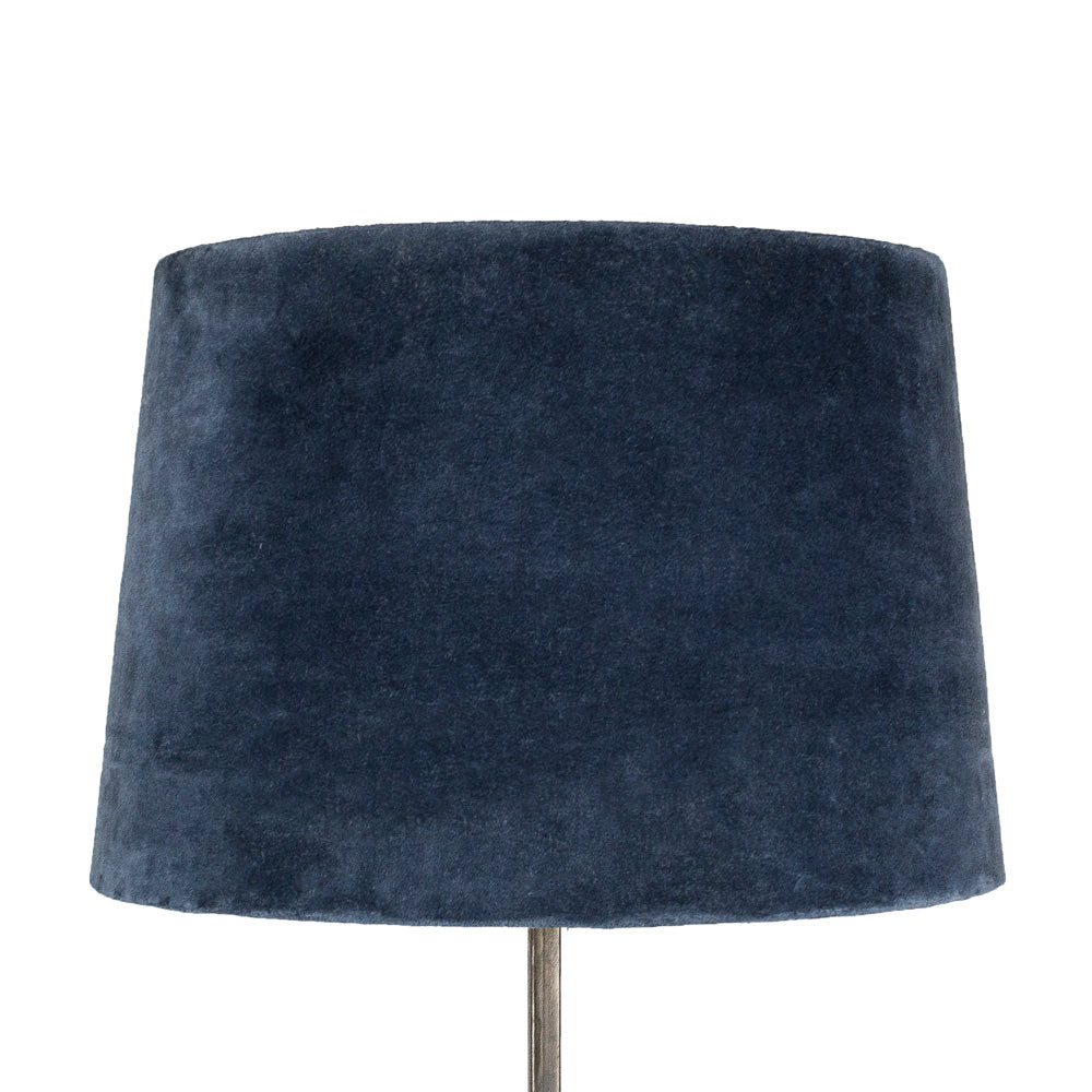 Lampskärm i midnattsblå sammet, mellan