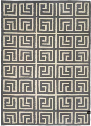 Matta Labyrinth från Classic Collection, 200 x 300 cm, Titanium