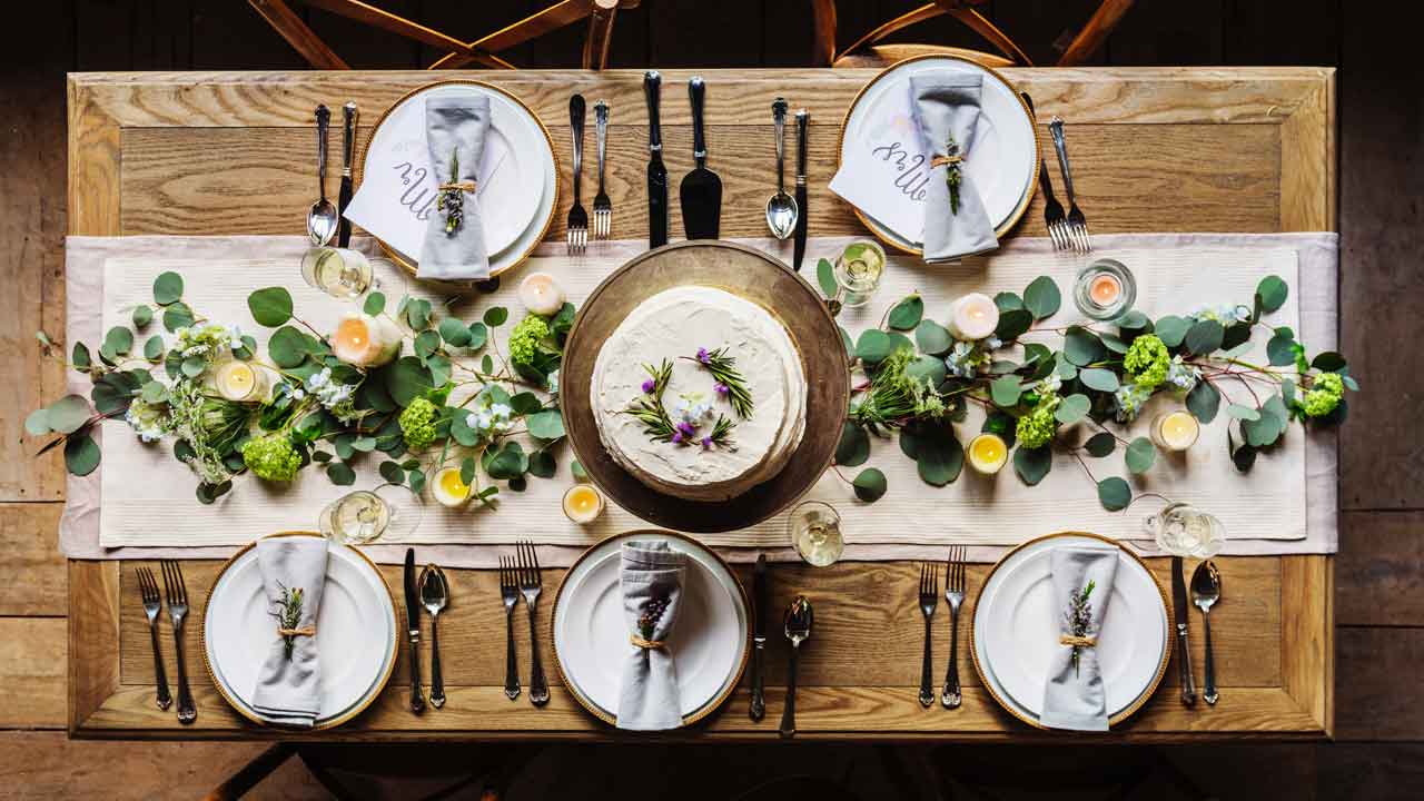 Balsa Circle 2019 Wedding Trends: Greenery Table