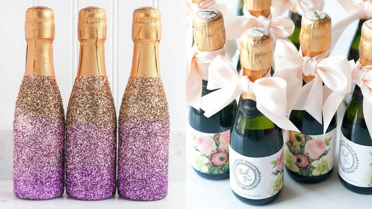 Creative Favor Gifts Ideas for your Wedding or Party - Champagne | Balsa Circle
