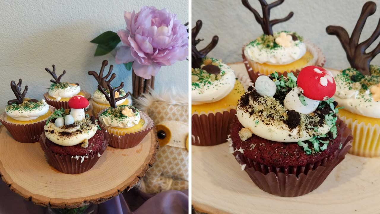 Woodsy Themed Baby Shower | Cupcakes by Paprika Doll @paprikadollcatering