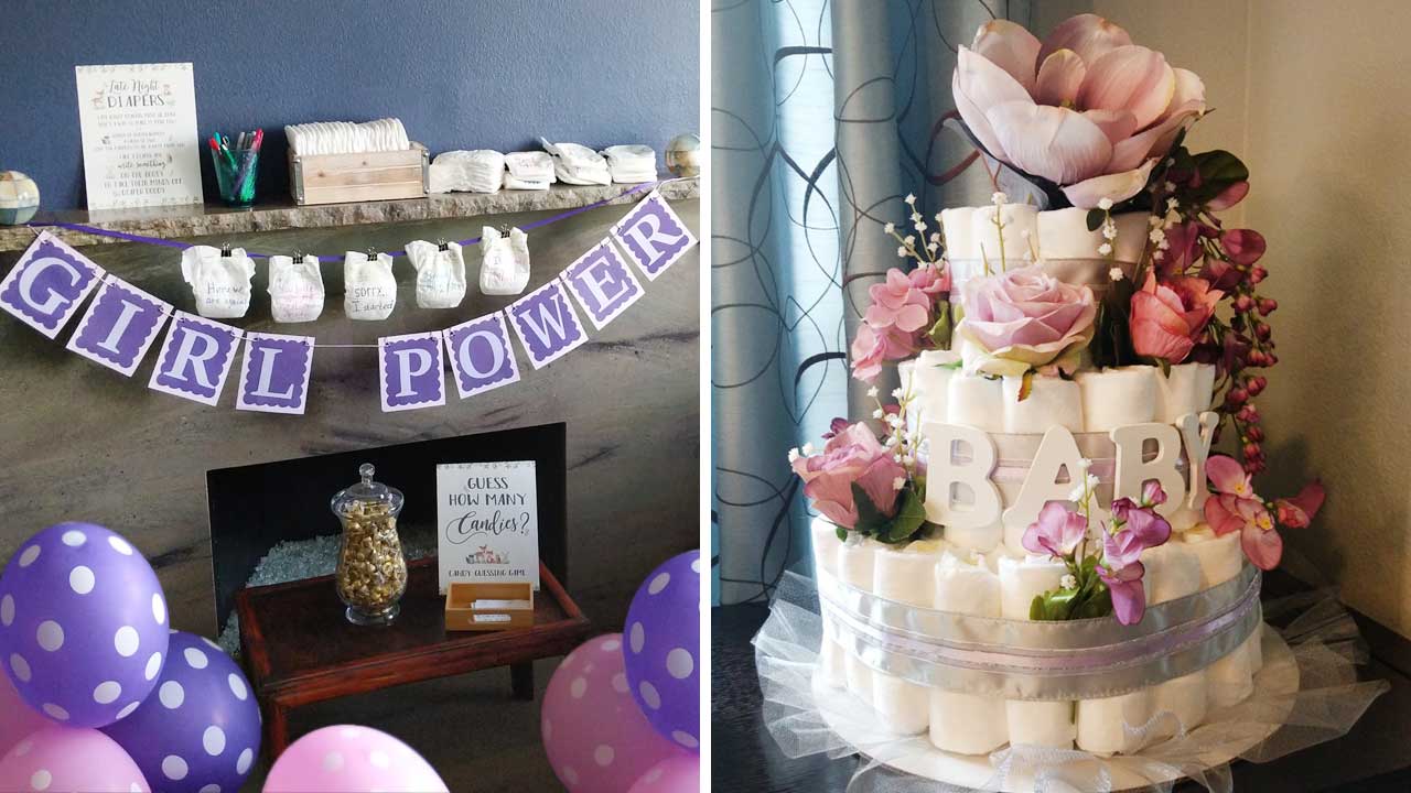 Woodsy Themed Baby Shower | Game Ideas | Diaper Cake - Balsa Circle Blog