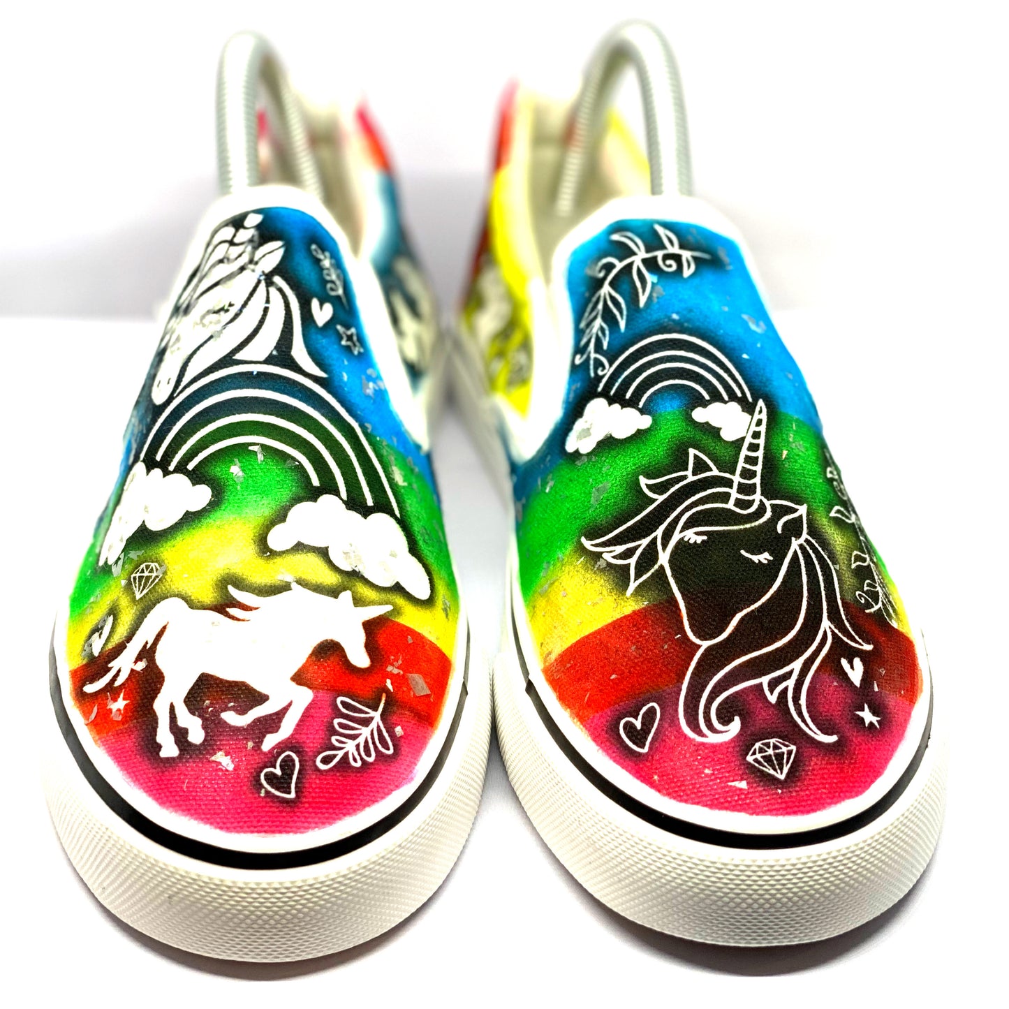 Custom Hand Painted - Slip on (Vans style) Shoe