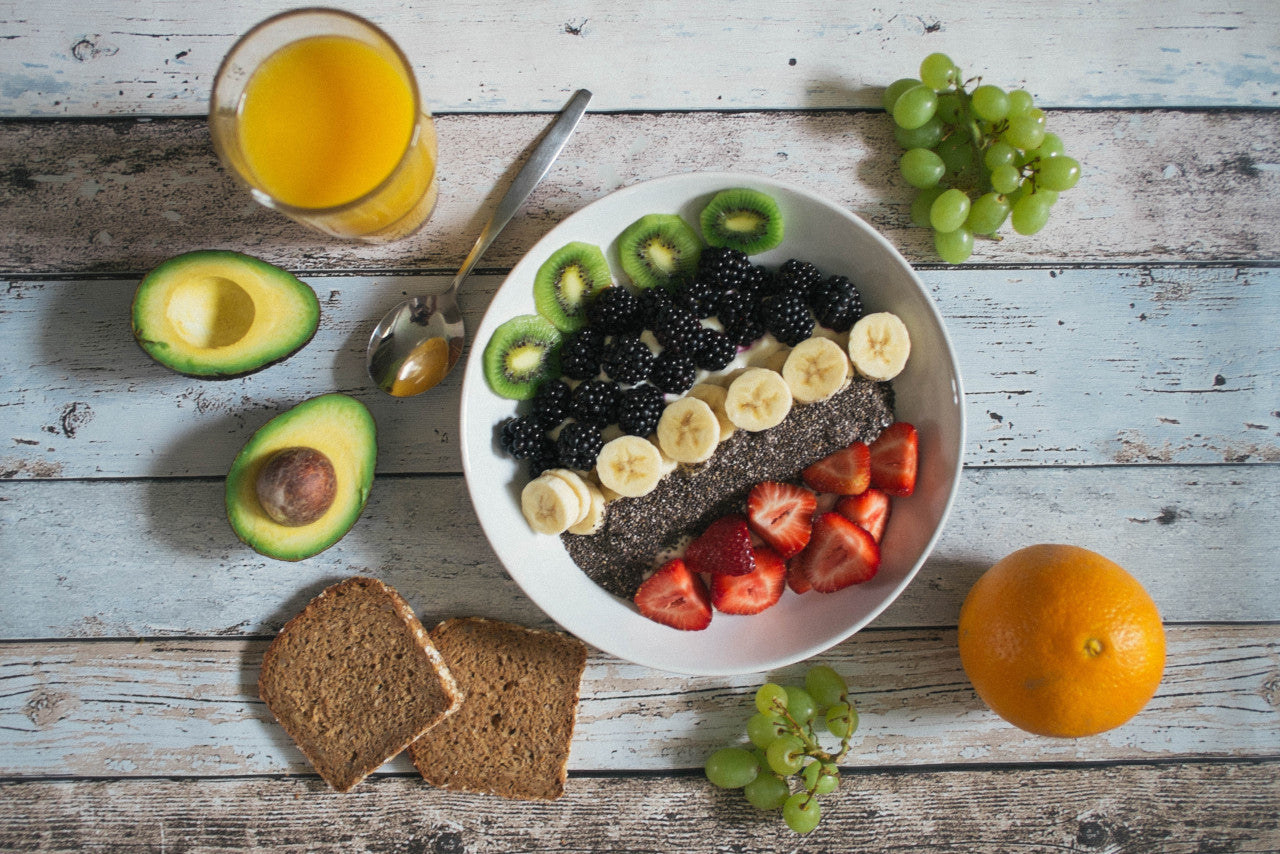 A healthy plate of food