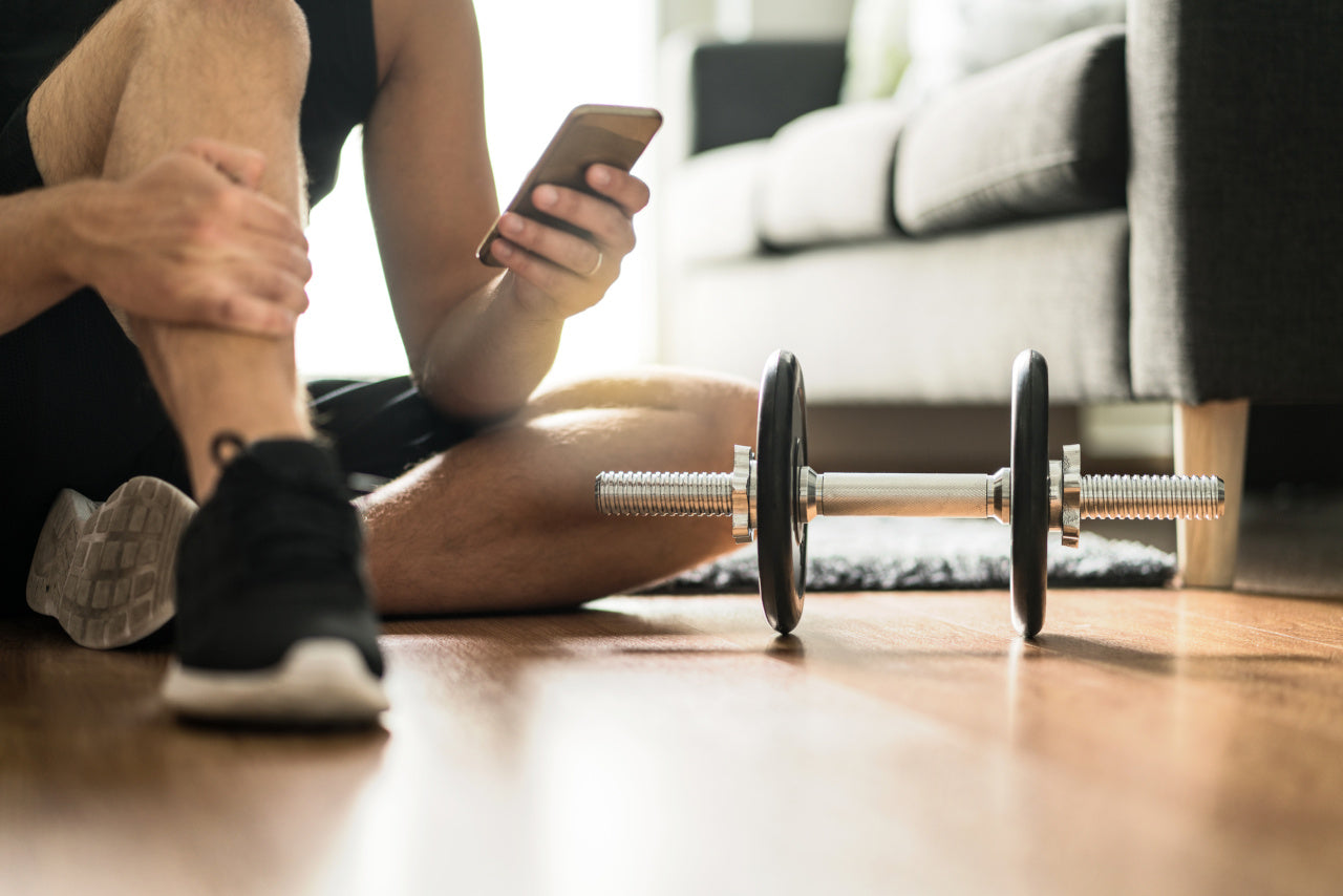 Working out at home