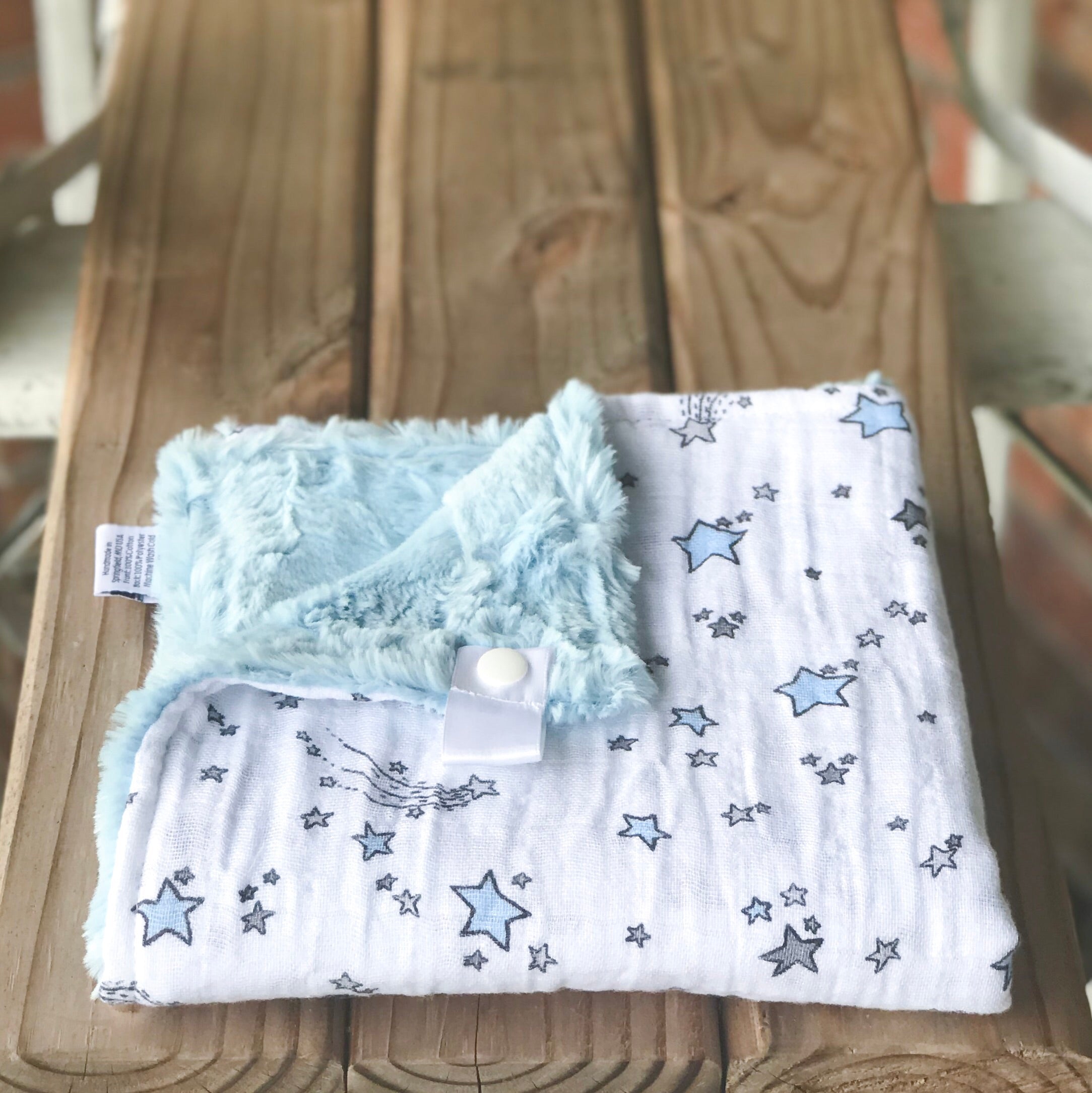RTS Shooting Star Blue Luxe Cuddle Lovey
