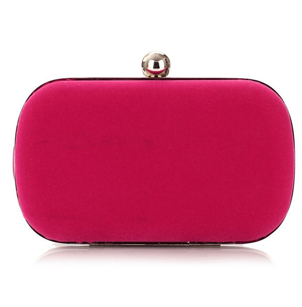 red velvet evening bag