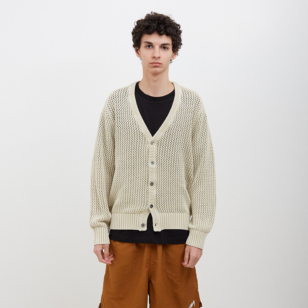 stussy LOOSE GAUGE CARDIGAN | cair4youth.com