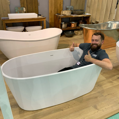 Ome Smart Doorbell CEO John Nussey Loves This Minimal Bath at Grand Designs Live
