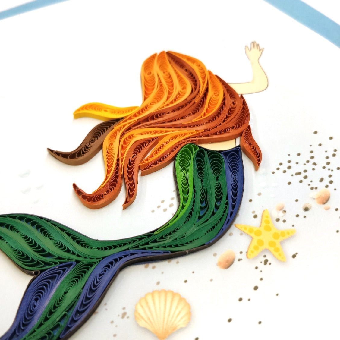 Quilling Card show original title Details about   Mermaid 