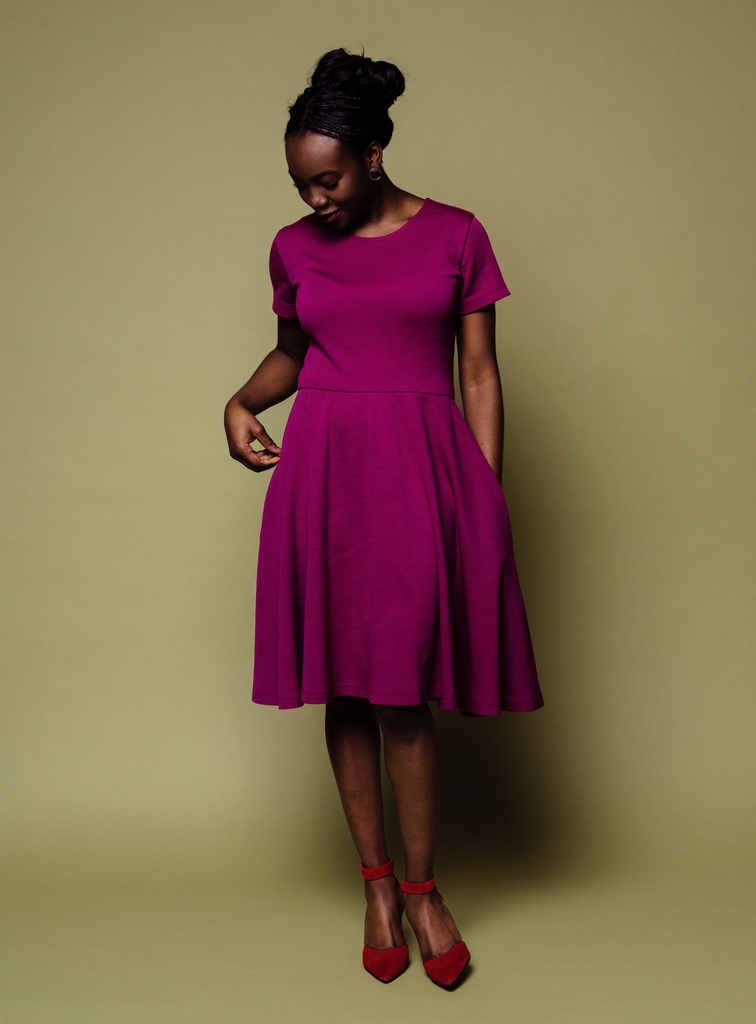 Wool jersey Inger dress