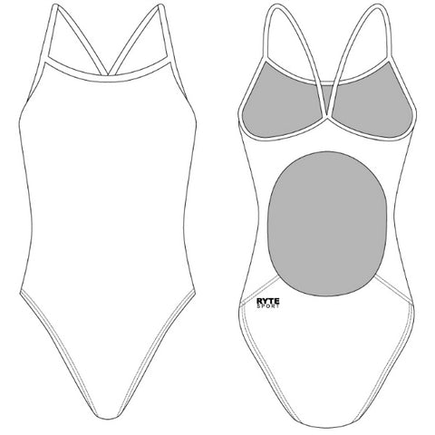 RYTE Sport Custom Women's Active Back Swimsuit