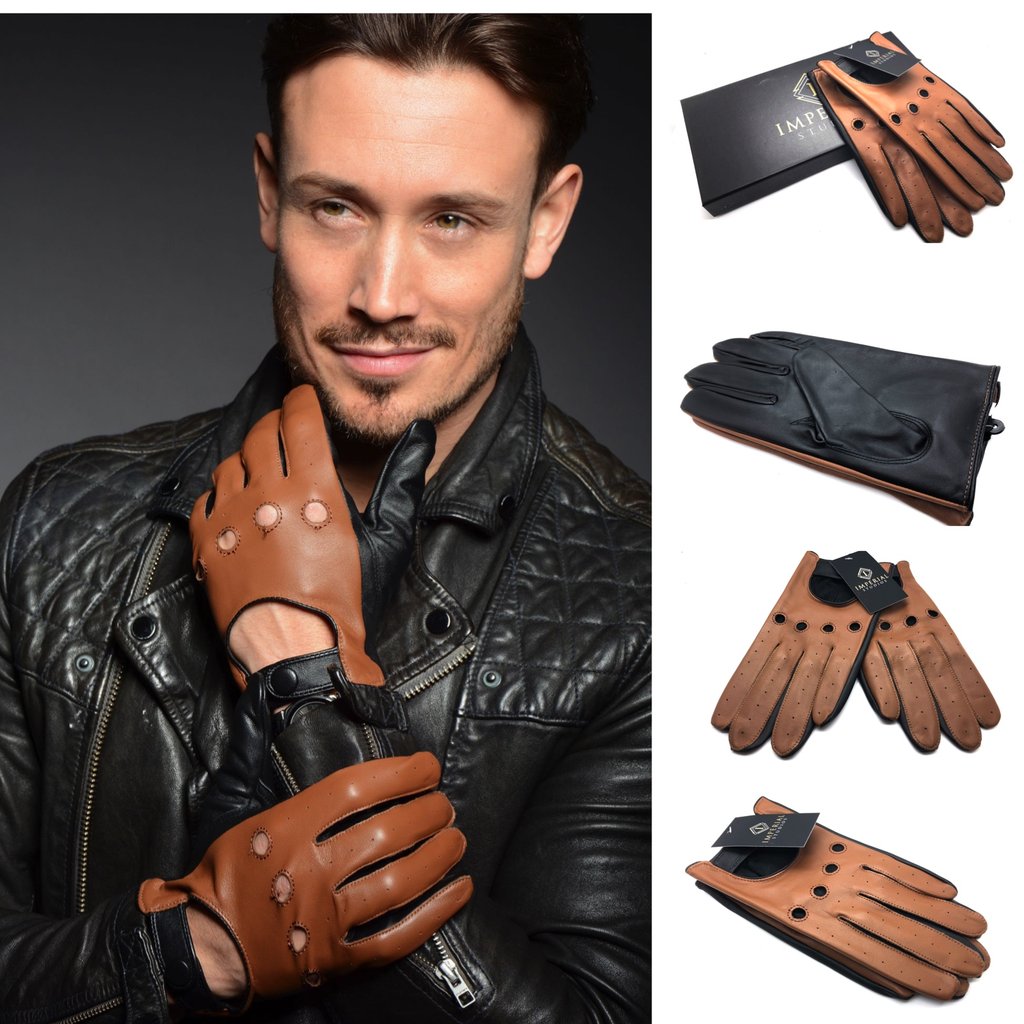 leather gloves male