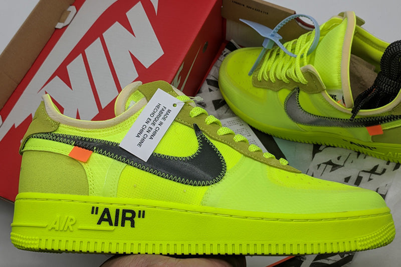 nike air force volt off white