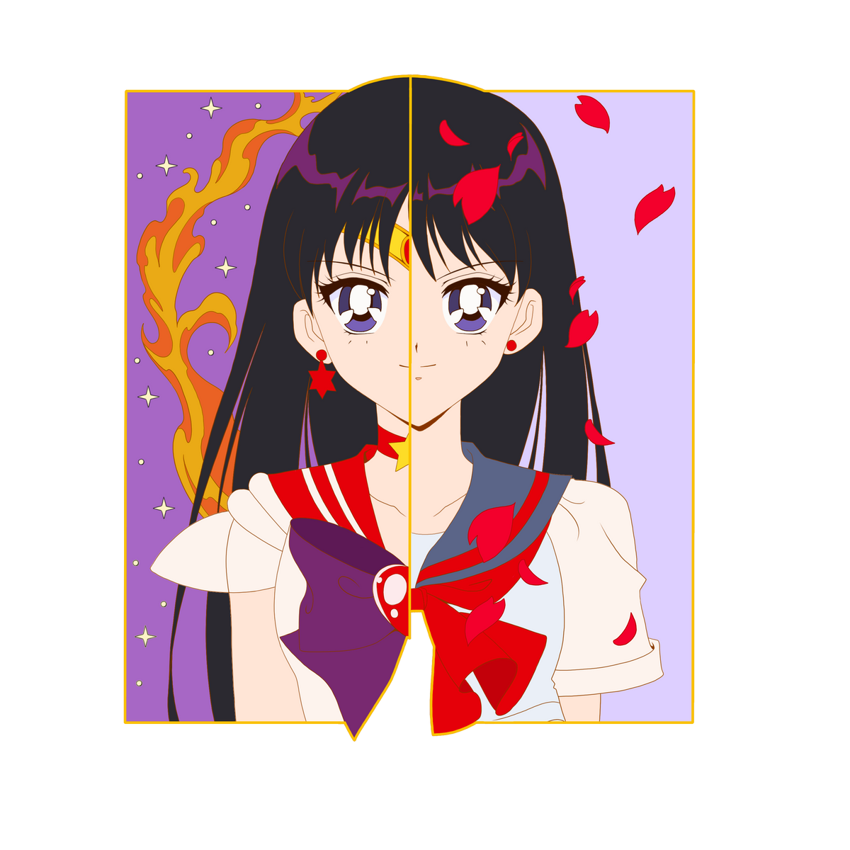 sailor mars transparent