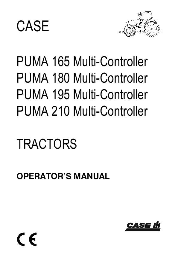 Case Tractor 165 Multi-Controller, Multi-Controller,P – Heavy Equipment Manual