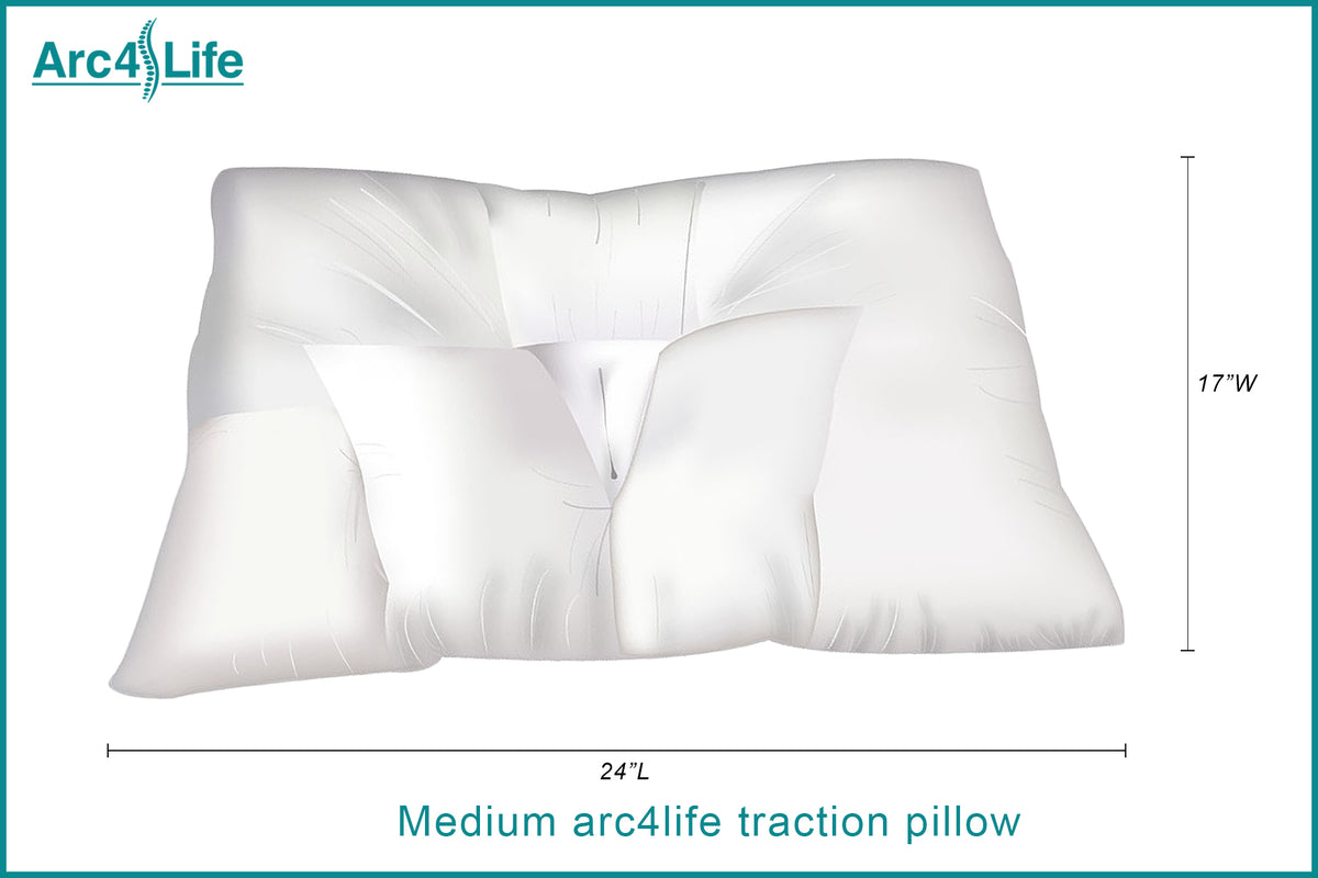 arc4life cervical traction neck pillow