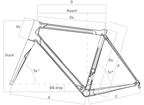 Colnago C60 Size Chart - Veloholic Cycles