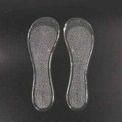 แผ่นเจลรองฝ่าเท้า เสริมพื้นรองเท้าแบบไม่มีกาว - transparent support Insole Arch Pads