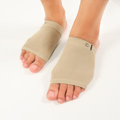 ผ้ายืดสเปนเดกซ์เสริมซิลิโคนพยุงอุ้งเท้า - Foot Arch Support Cushion Sock