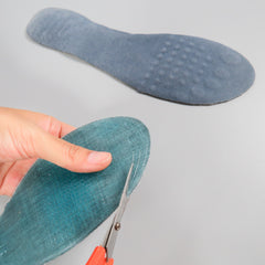 แผ่นซิลิโคนบุผ้าเสริมพื้นรองเท้า - Orthopedic Silicone Gel Insole