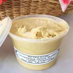 yellow unrefined organic shea butter