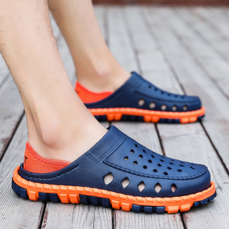 

Sandale impermeabile impermeabile pentru bărbați de vară, ușoare, casual, ușoare, pentru zilele de ploaie și ploaie