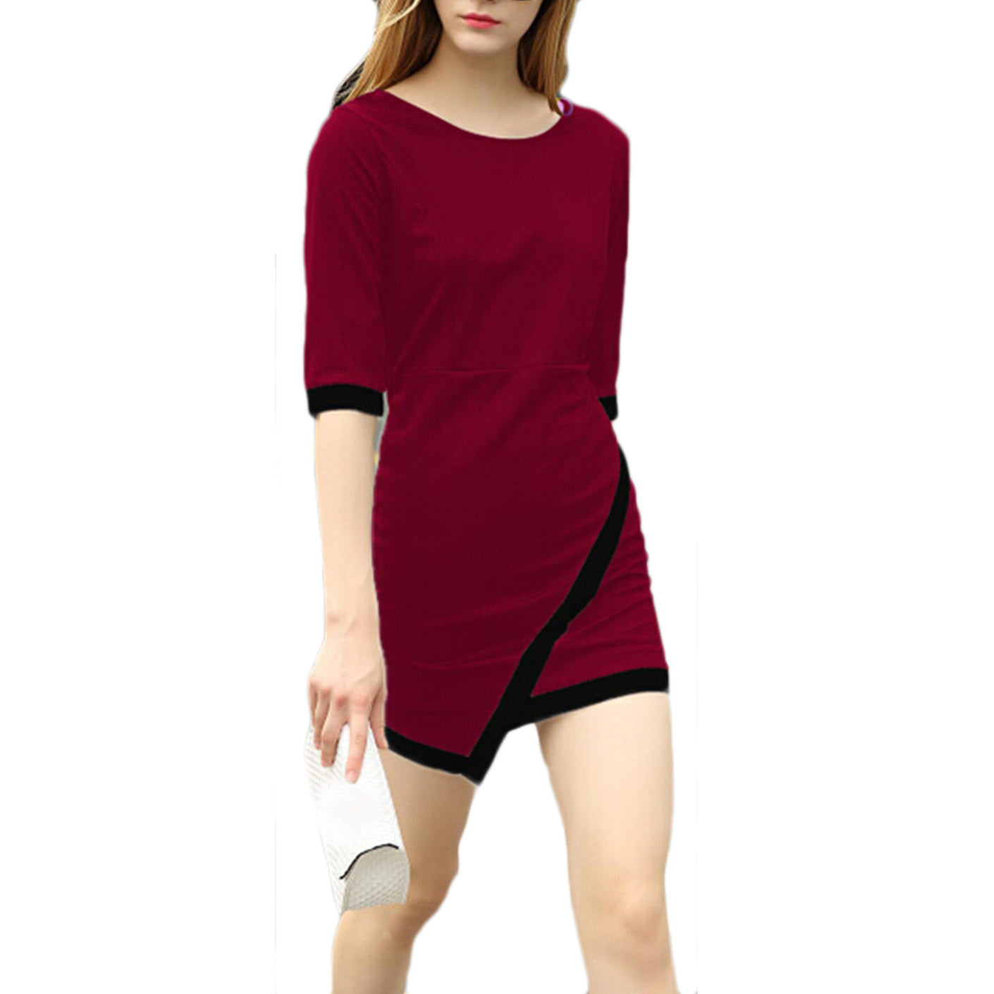 Rochie elegantă și slim pentru femei, cu mâneci scurte, rochie cu formă neregulată, potrivită pentru timpul liber
Rochie elegantă și slim pentru femei, cu mâneci scurte, rochie cu formă neregulată, potrivită pentru timpul liber