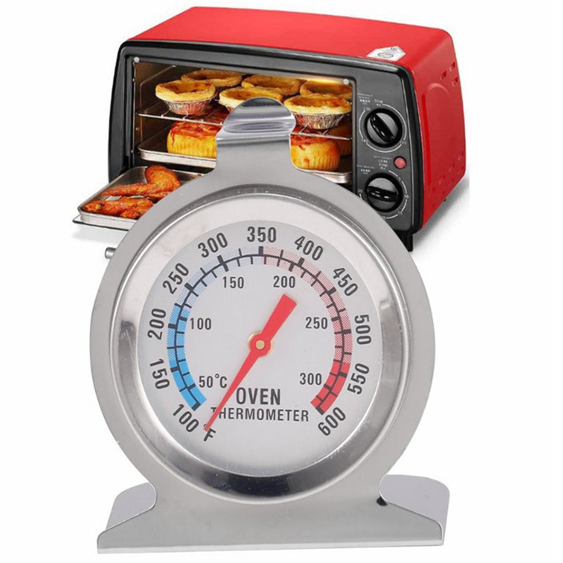 

1 termometru din otel inoxidabil pentru cuptor, model vertical, cu ecran de diametru mare, din gama accesoriilor pentru bucatarie
