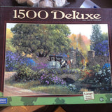 Horse Carriage Garden Puzzle - 1500 Piece - Sealed