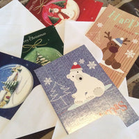 Christmas Cards With Envelopes - 5 Pack Variety