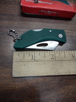 NEW Little Whitetail 15-112DGR Keychain Pocketknife - Frost Cutlery
