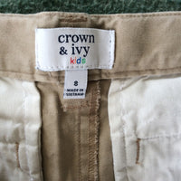 #153 Sz 8 Crown & Ivy Kids Shorts