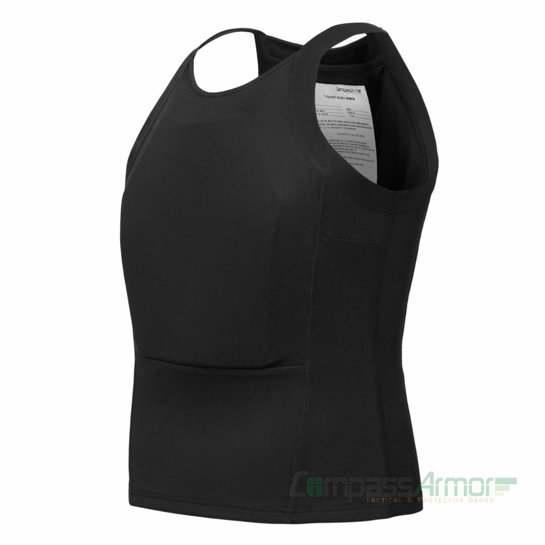 Ultra Thin T shirt Vest Body Armor Concealed Ballistic Kevlar Lvl IIIA – CompassArmor
