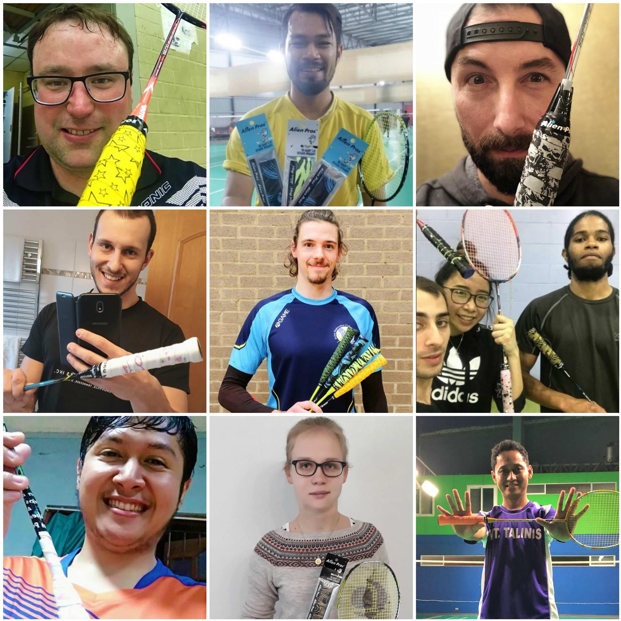 alienpros badminton ambassadors
