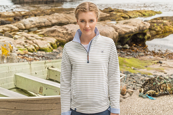 Shore Half Zip Sweatshirt - New for Spring Summer 18